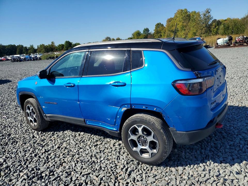 2022 Jeep Compass მანქანა იყიდება აუქციონზე, vin: 3C4NJDDB9NT105474, აუქციონის ნომერი: 70120166