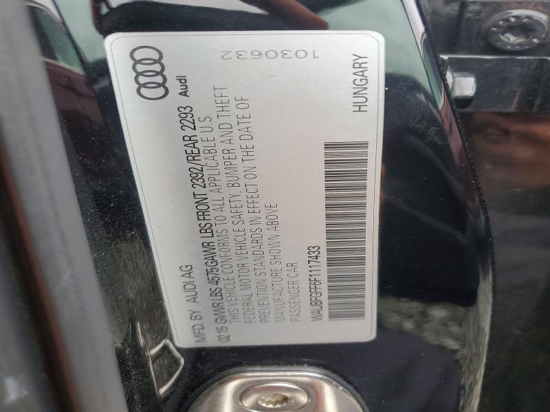 Aukcja sprzedaży 2015 Audi A3, vin: WAUBFGFF6F1117433, numer aukcji: 67668216