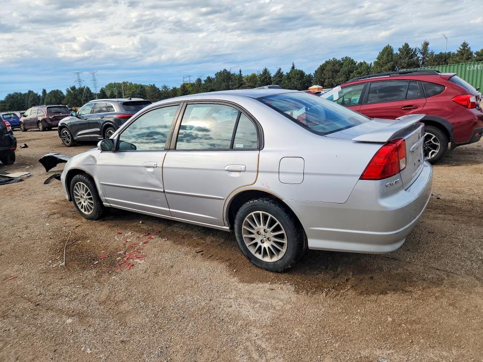 68928576 :رقم المزاد ، 1HGES25795L008350 vin ، 2005 Honda Civic مزاد بيع
