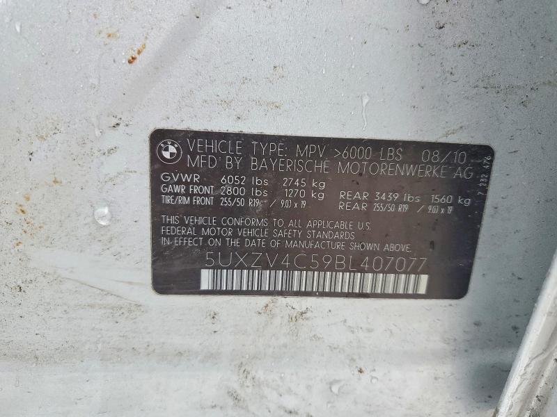 Aukcja sprzedaży 2011 Bmw X5, vin: 5UXZV4C59BL407077, numer aukcji: 70468776