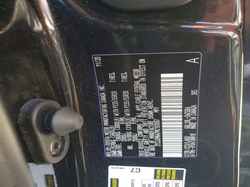 67722846 :رقم المزاد ، 2T2JZMAA7MC193067 vin ، 2021 Lexus Rx مزاد بيع