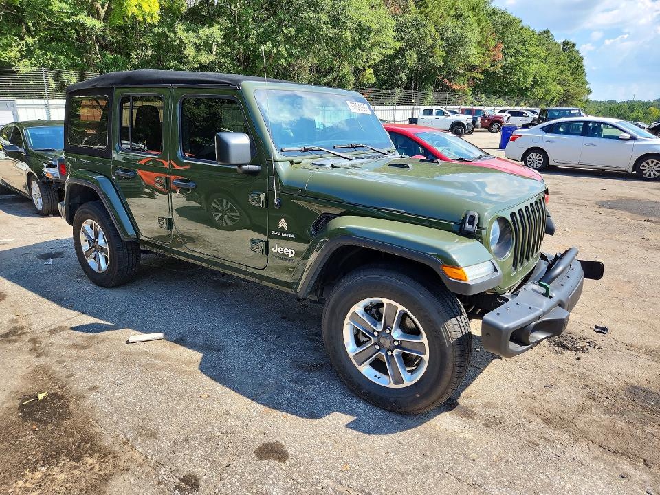 Продажа на аукционе авто 2021 Jeep Wrangler Unlimited, vin: 1C4HJXEN6MW677411, номер лота: 67004766
