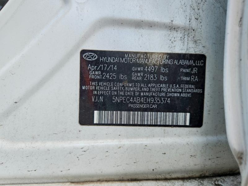 Продаж на аукціоні авто 2014 Hyundai Sonata, vin: 5NPEC4AB4EH935374, номер лоту: 70524586