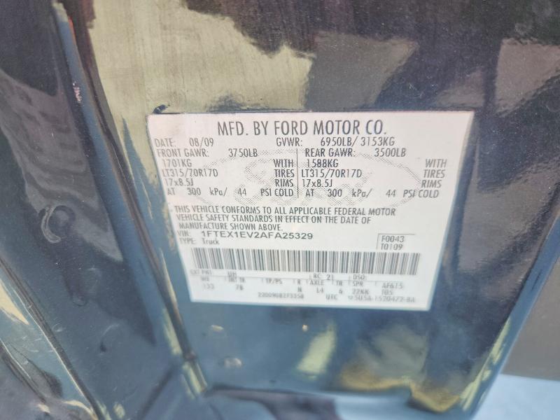 66840476 :رقم المزاد ، 1FTEX1EV2AFA25329 vin ، 2010 Ford F150 مزاد بيع