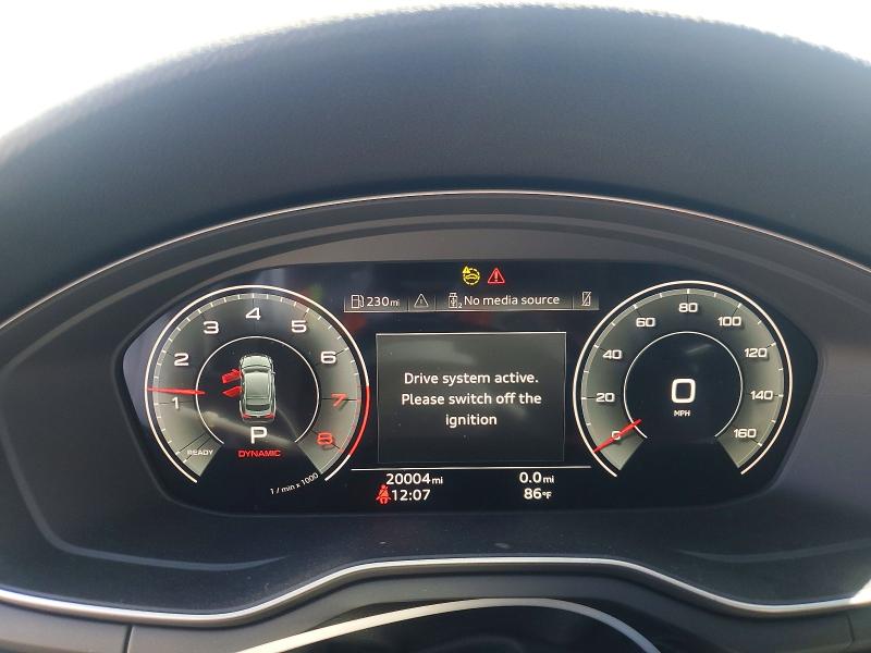 2024 Audi A5 მანქანა იყიდება აუქციონზე, vin: WAUFACF55RA040252, აუქციონის ნომერი: 69446216