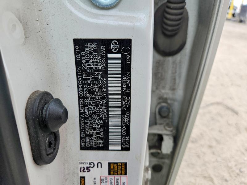 Продаж на аукціоні авто 2020 Toyota Prius Prime, vin: JTDKARFP6L3142029, номер лоту: 68175956