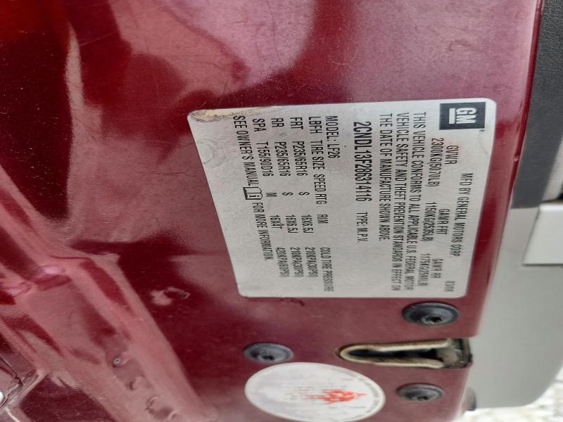 2008 Chevrolet Equinox მანქანა იყიდება აუქციონზე, vin: 2CNDL13F286314116, აუქციონის ნომერი: 67864216
