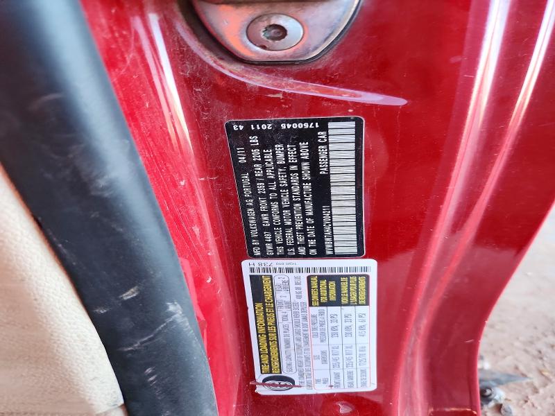 Aukcja sprzedaży 2012 Volkswagen Eos, vin: WVWBW7AH4CV004211, numer aukcji: 69177586