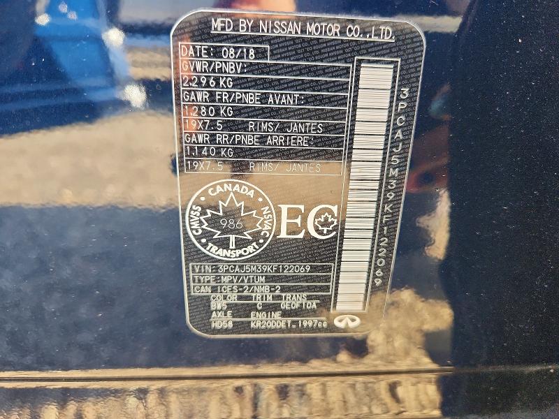 Продажа на аукционе авто 2019 Infiniti Qx50, vin: 3PCAJ5M39KF122069, номер лота: 67419986