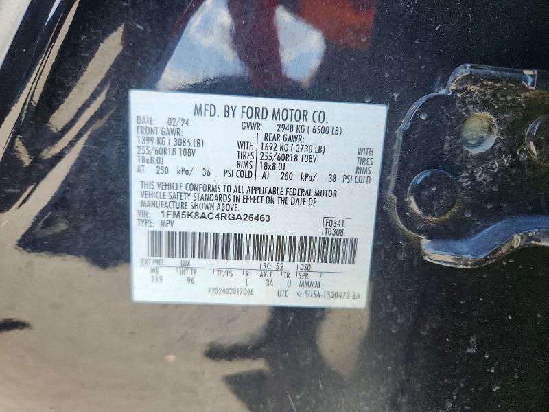 Aukcja sprzedaży 2024 Ford Explorer, vin: 1FM5K8AC4RGA26463, numer aukcji: 67893156