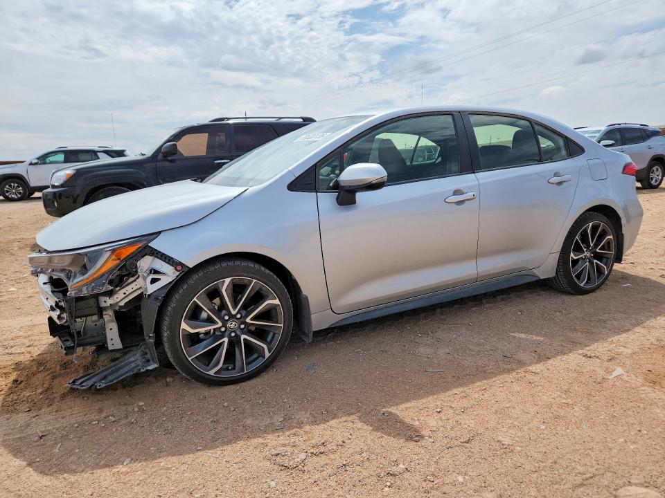 70633136 :رقم المزاد ، JTDS4MCE0N3501651 vin ، 2022 Toyota Corolla مزاد بيع