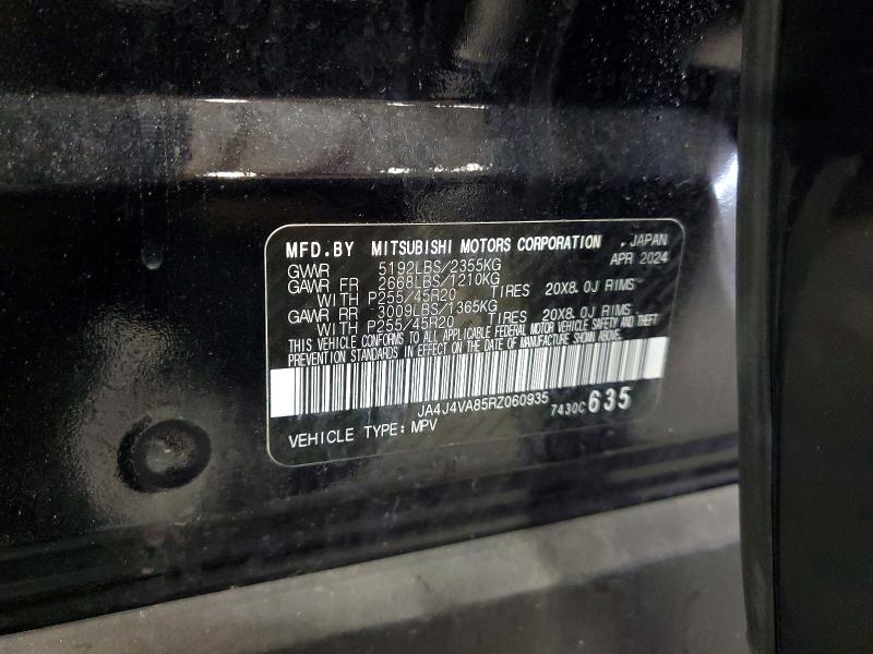 Aukcja sprzedaży 2024 Mitsubishi Outlander, vin: JA4J4VA85RZ060935, numer aukcji: 71174156