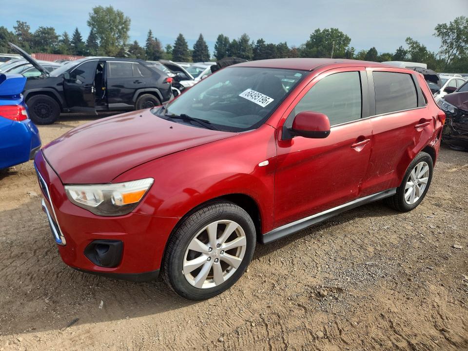 2013 Mitsubishi Outlander Sport მანქანა იყიდება აუქციონზე, vin: 4A4AR3AU2DE006400, აუქციონის ნომერი: 68495196