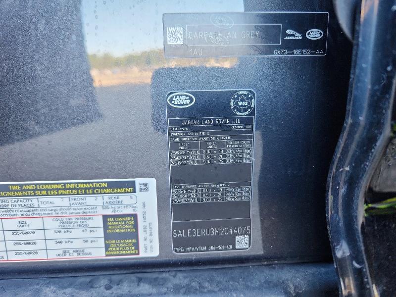 Продаж на аукціоні авто 2021 Land Rover Defender, vin: SALE3ERU3M2044075, номер лоту: 70036436