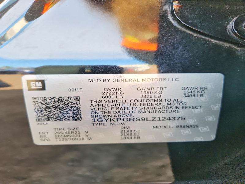 Продаж на аукціоні авто 2020 Cadillac Xt6, vin: 1GYKPGRS9LZ124375, номер лоту: 69593056