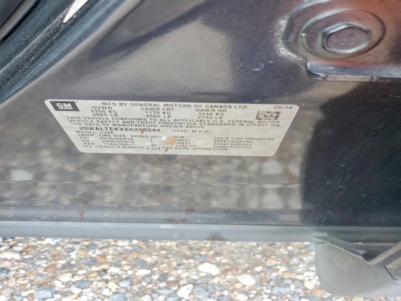 2014 Gmc Terrain მანქანა იყიდება აუქციონზე, vin: 2GKALTEKXE6336944, აუქციონის ნომერი: 68970566