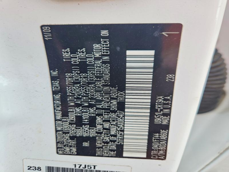 Aukcja sprzedaży 2010 Toyota Tundra, vin: 5TFRY5F15AX085407, numer aukcji: 68341686