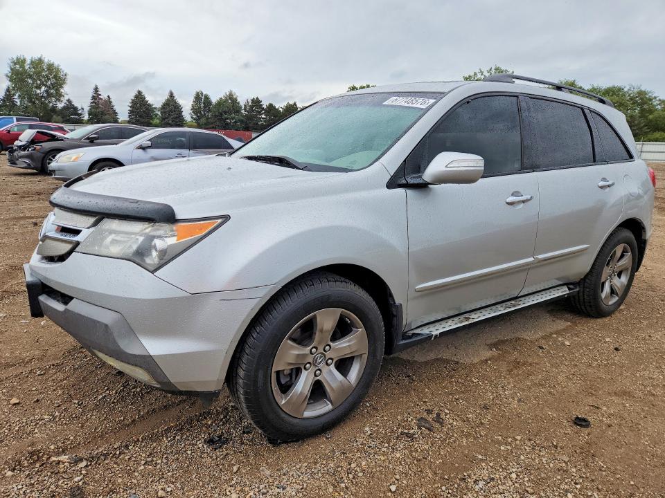 67748576 :رقم المزاد ، 2HNYD28619H532808 vin ، 2009 Acura Mdx مزاد بيع