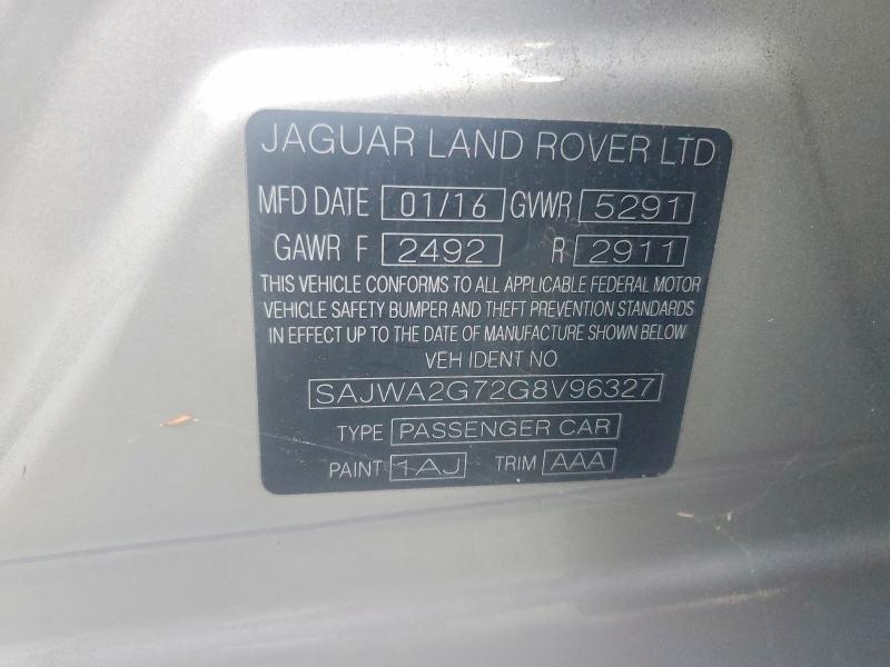 70875976 :رقم المزاد ، SAJWA2G72G8V96327 vin ، 2016 Jaguar Xjl مزاد بيع
