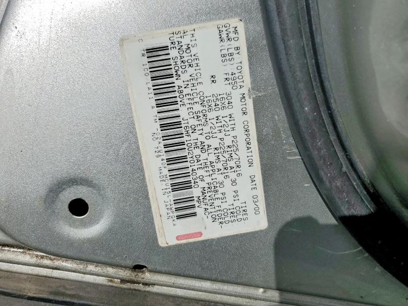Продажа на аукционе авто 2000 Lexus Rx, vin: JT6HF10U2Y0140340, номер лота: 67932206