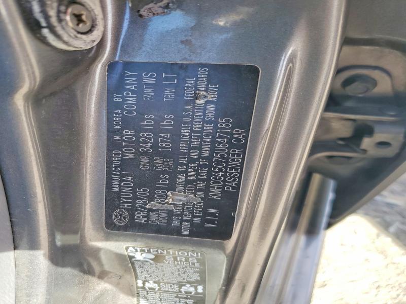 Продаж на аукціоні авто 2005 Hyundai Accent, vin: KMHCG45C75U647185, номер лоту: 70005376