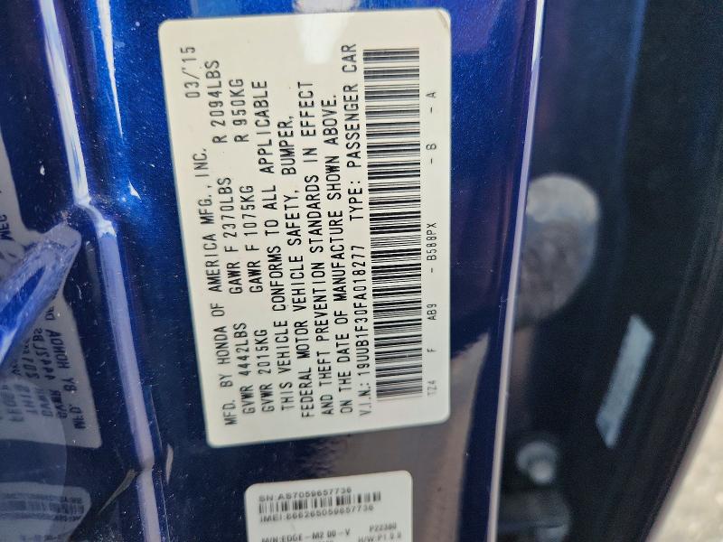 2015 Acura Tlx მანქანა იყიდება აუქციონზე, vin: 19UUB1F30FA018277, აუქციონის ნომერი: 68041376
