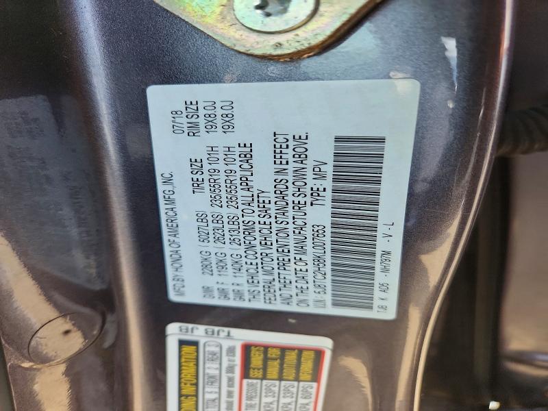 Aukcja sprzedaży 2019 Acura Rdx, vin: 5J8TC2H58KL007653, numer aukcji: 67447886