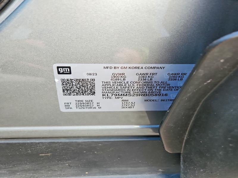 Продаж на аукціоні авто 2024 Chevrolet Trailblazer, vin: KL79MMS29RB058916, номер лоту: 69058626