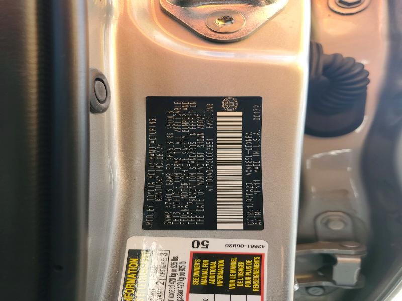 Продажа на аукционе авто 2025 Toyota Camry, vin: 4T1DBADK7SU002851, номер лота: 68410276