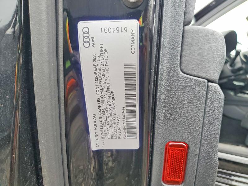 Продажа на аукционе авто 2023 Audi A4, vin: WAUABAF48PN012499, номер лота: 67057726