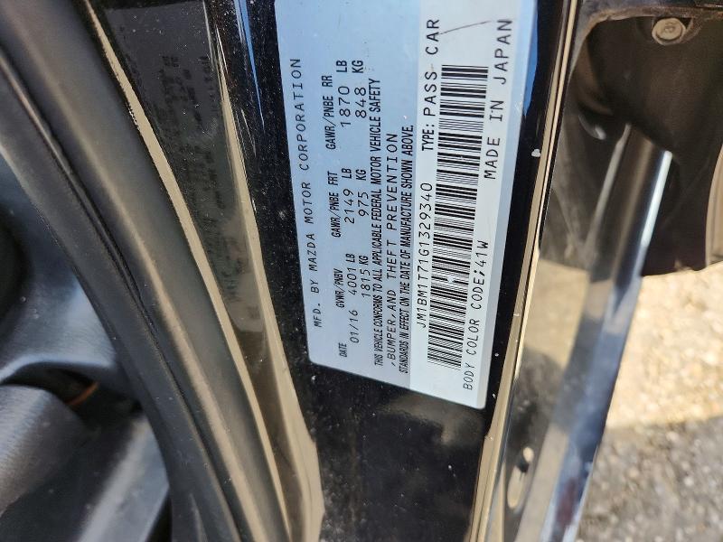 Aukcja sprzedaży 2016 Mazda 3, vin: JM1BM1T71G1329340, numer aukcji: 68744306