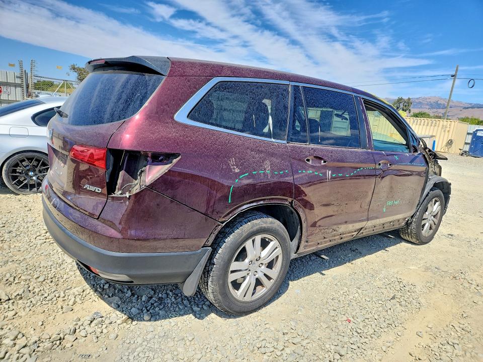 67375736 :رقم المزاد ، 5FNYF6H14GB010396 vin ، 2016 Honda Pilot مزاد بيع