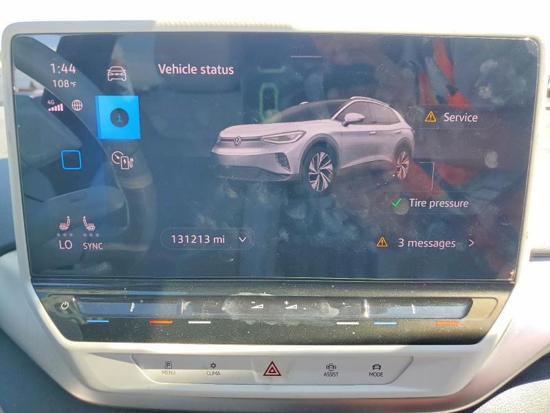 2021 Volkswagen Id.4 მანქანა იყიდება აუქციონზე, vin: WVGDMPE28MP007201, აუქციონის ნომერი: 68670226