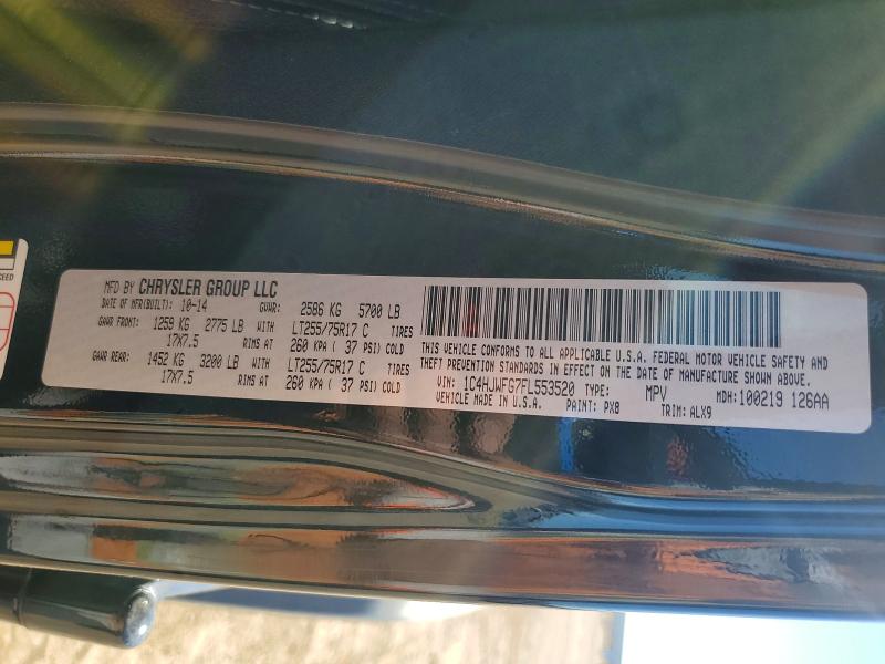 Aukcja sprzedaży 2015 Jeep Wrangler Unlimited, vin: 1C4HJWFG7FL553520, numer aukcji: 64151586