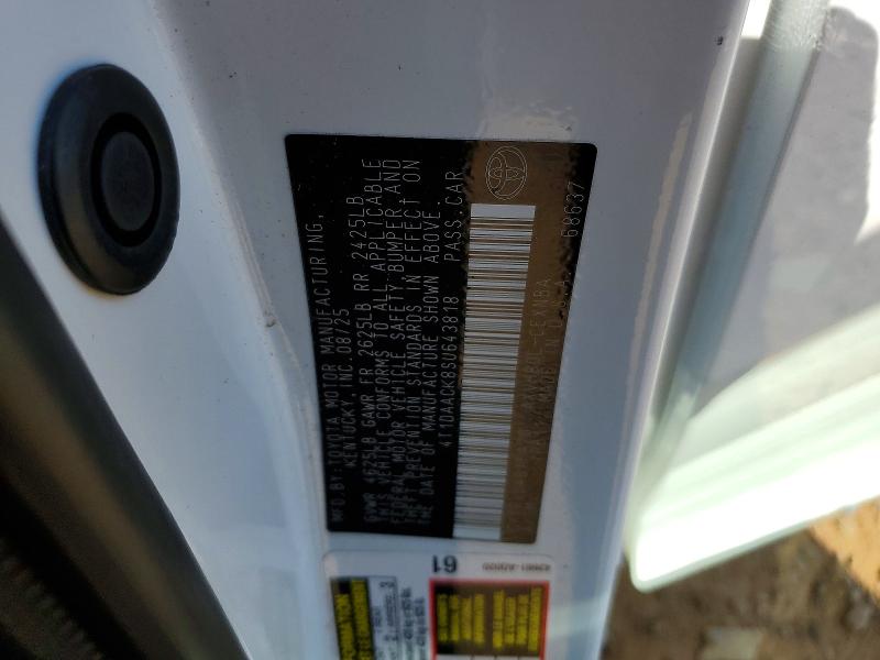 Aukcja sprzedaży 2025 Toyota Camry, vin: 4T1DAACK8SU643818, numer aukcji: 67264226