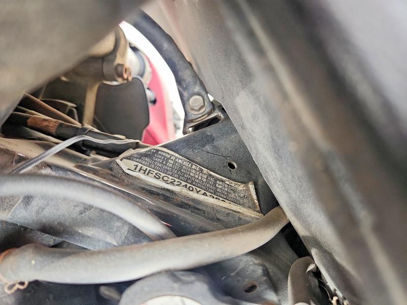 Aukcja sprzedaży 2000 Honda Gl1500, vin: 1HFSC2240YA200156, numer aukcji: 71291806