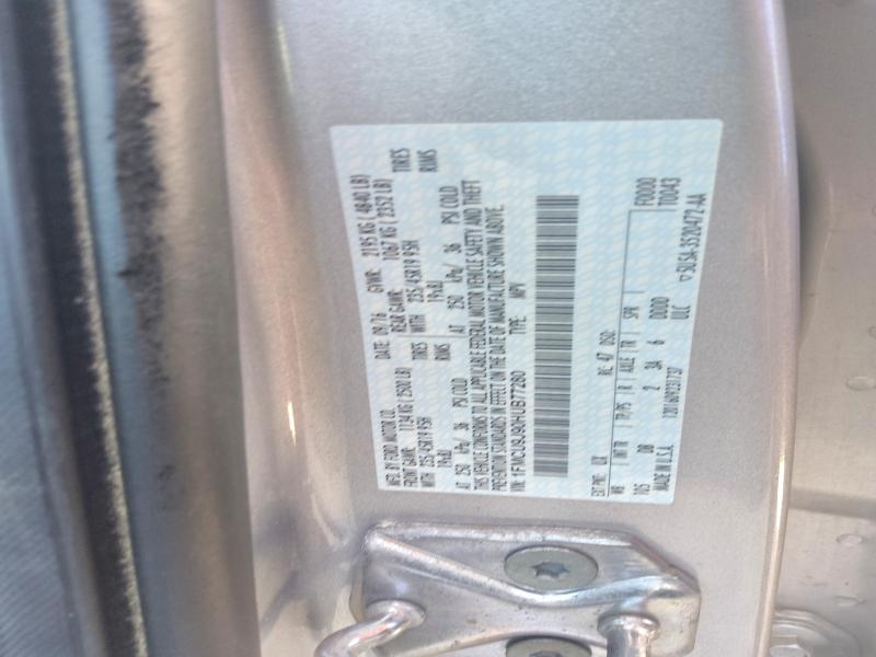 67873626 :رقم المزاد ، 1FMCU9J90HUB77280 vin ، 2017 Ford Escape مزاد بيع