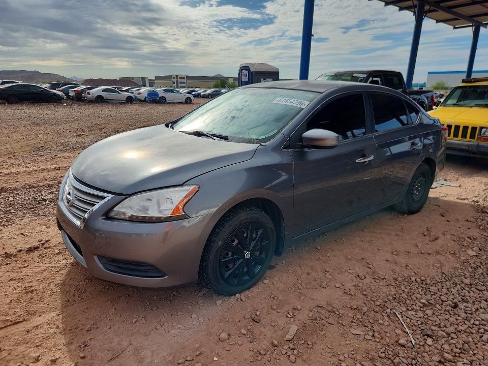 2015 Nissan Sentra მანქანა იყიდება აუქციონზე, vin: 3N1AB7AP1FY380938, აუქციონის ნომერი: 61454396