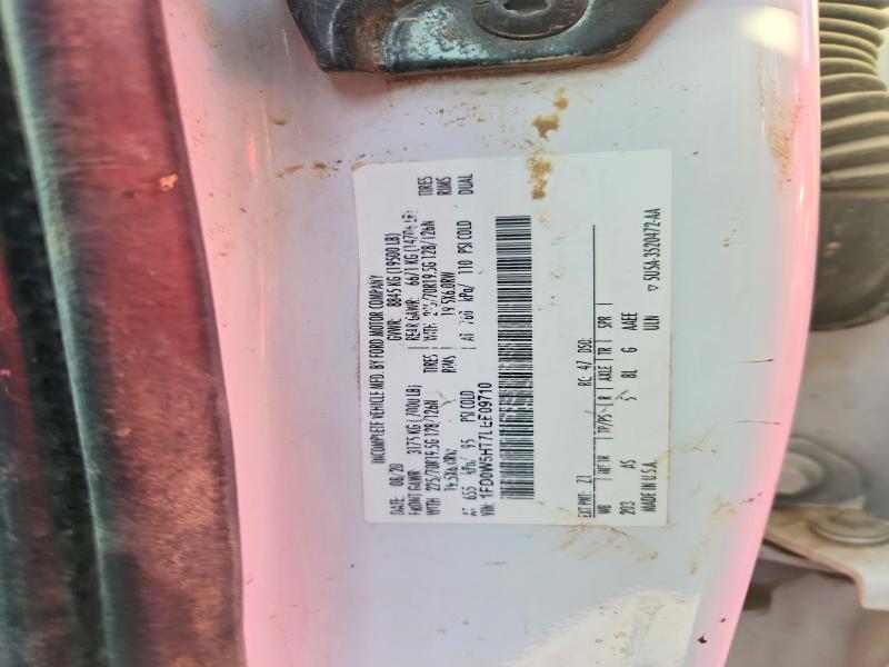 2020 Ford F550 მანქანა იყიდება აუქციონზე, vin: 1FD0W5HT7LEE09710, აუქციონის ნომერი: 67888756