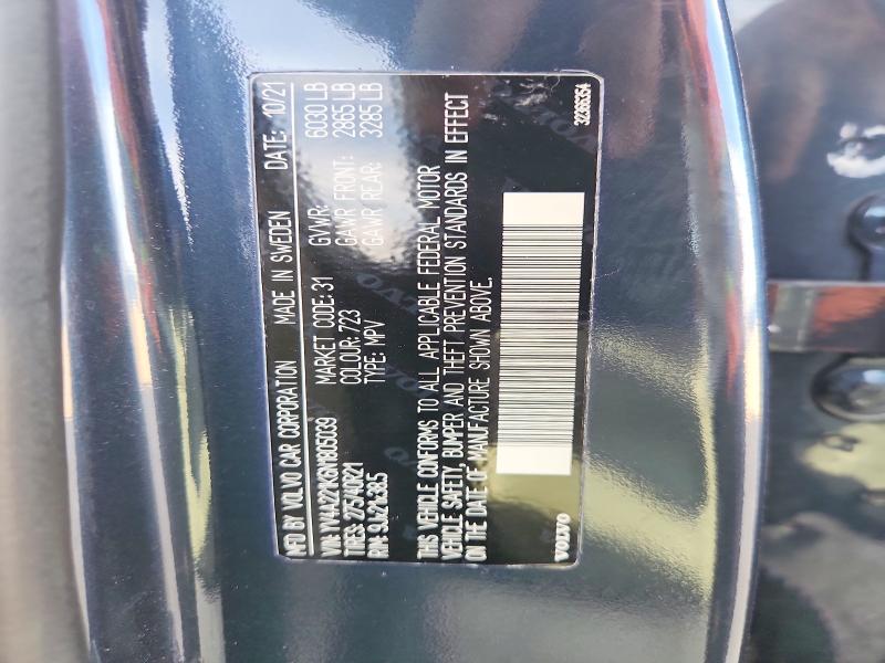 Aukcja sprzedaży 2022 Volvo Xc90, vin: YV4A221K6N1805039, numer aukcji: 68099956