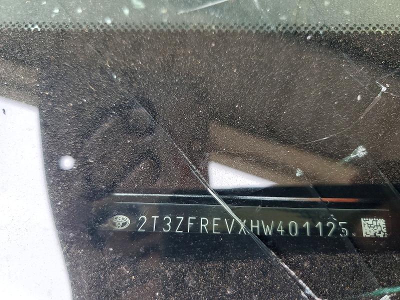 Aukcja sprzedaży 2017 Toyota Rav4, vin: 2T3ZFREVXHW401125, numer aukcji: 67504586