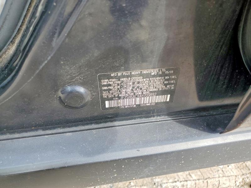 68604866 :رقم المزاد ، JF2SH6ACXAH709892 vin ، 2010 Subaru Forester مزاد بيع