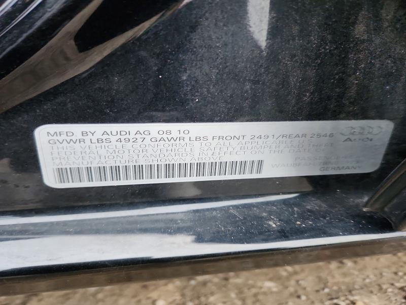 69784446 :رقم المزاد ، WAUBFAFL7BN019291 vin ، 2011 Audi A4 مزاد بيع