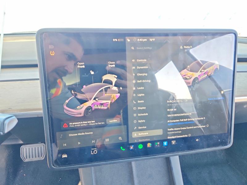 Продажа на аукционе авто 2021 Tesla Model 3, vin: 5YJ3E1EAXMF929478, номер лота: 67410126