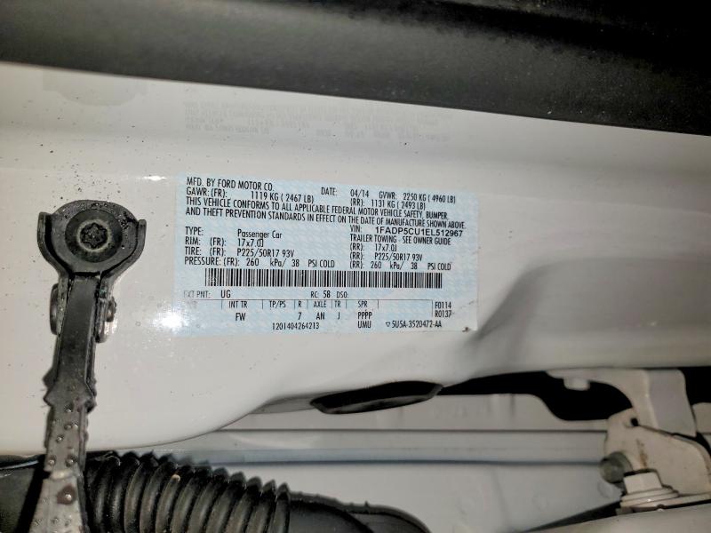 Aukcja sprzedaży 2014 Ford C-max, vin: 1FADP5CU1EL512967, numer aukcji: 70651176