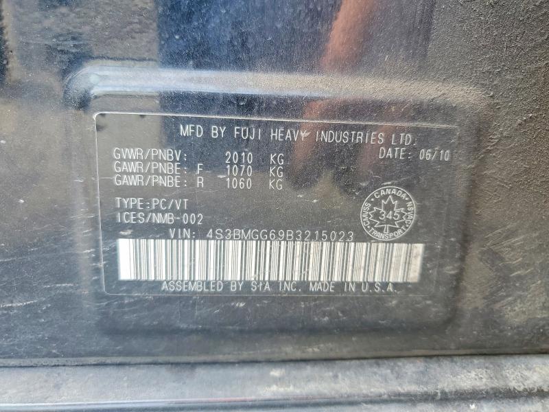 67316836 :رقم المزاد ، 4S3BMGG69B3215023 vin ، 2011 Subaru Legacy مزاد بيع