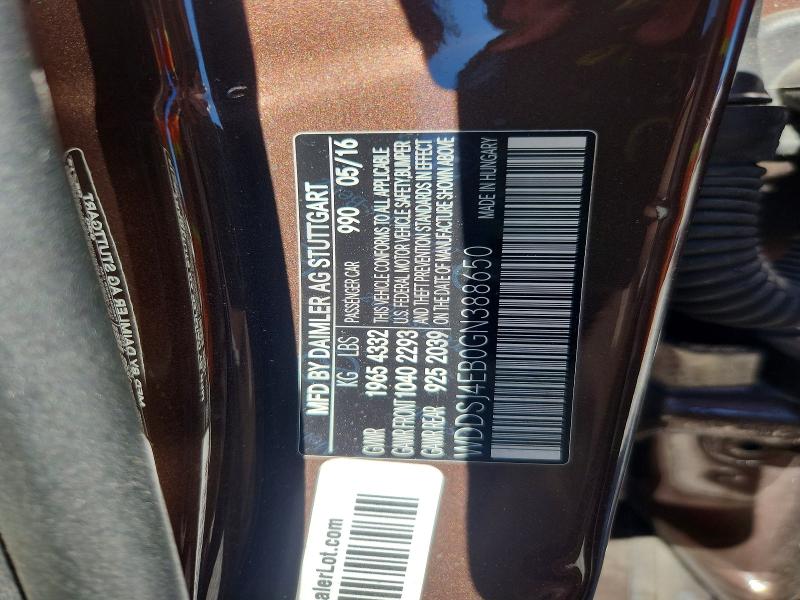 Aukcja sprzedaży 2016 Mercedes-benz Cla, vin: WDDSJ4EB0GN388650, numer aukcji: 70717926