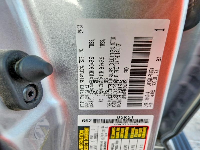 Продаж на аукціоні авто 2024 Toyota Tundra, vin: 5TFMA5AB0RX030521, номер лоту: 68646116