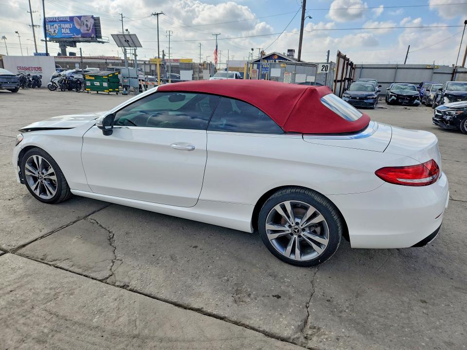69803076 :رقم المزاد ، WDDWK4JB0JF669157 vin ، 2018 Mercedes-benz C مزاد بيع