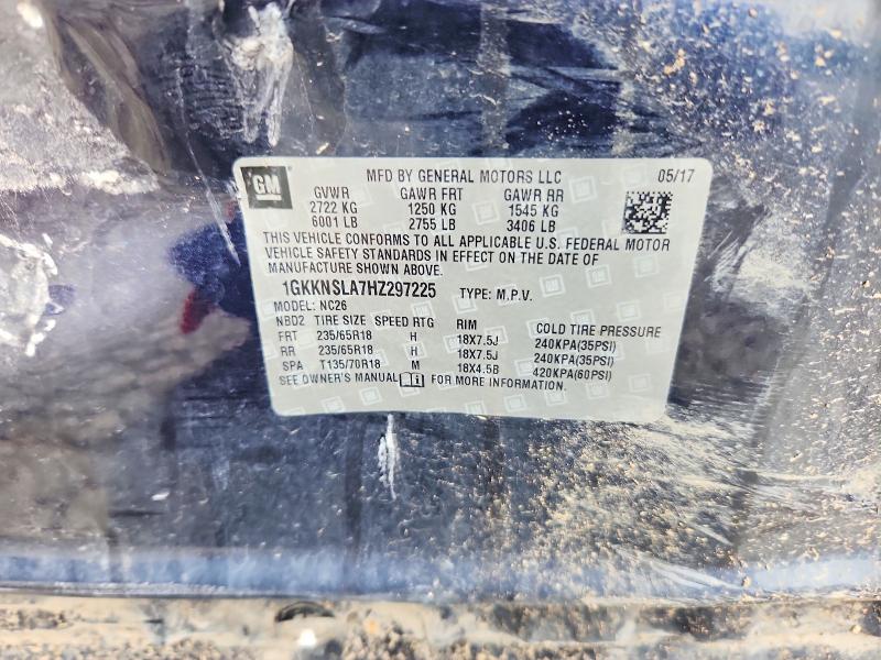 Продажа на аукционе авто 2017 Gmc Acadia, vin: 1GKKNSLA7HZ297225, номер лота: 67287626